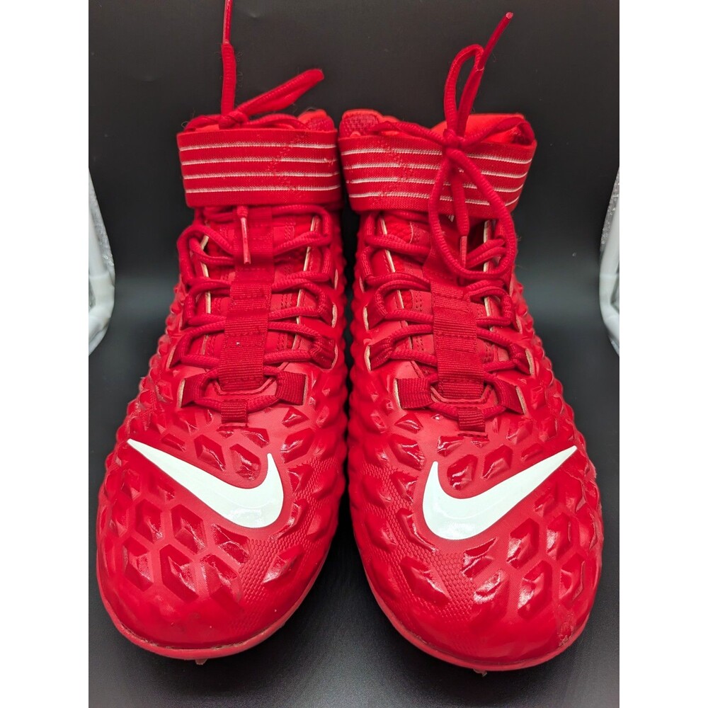Nike Force Savage Pro 2 AH4000-600 Red Football Cleats Men’s US 12.5 D